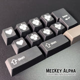 EnjoyPBT ABS Doubleshot Keycap Set - Dolch