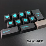 EnjoyPBT ABS Doubleshot Keycap Set - Sky Dolch