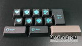 EnjoyPBT ABS Doubleshot Keycap Set - Sky Dolch