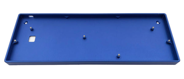 GH60 Low profile aluminium CNC keyboard case blue