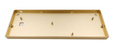 GH60 Low profile aluminium CNC keyboard case gold