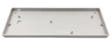 GH60 Low profile aluminium CNC keyboard case silver