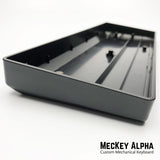 GH60 poker plastic keyboard case black side view