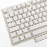 enjoypbt blank keycap set white