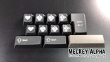 EnjoyPBT ABS Doubleshot Keycap Set - Dolch