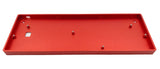 GH60 Low profile aluminium CNC keyboard case red