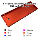 GH60 Low profile aluminium CNC keyboard case