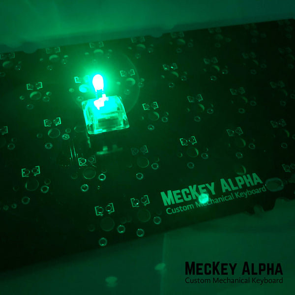 Green 3mm in-switch LED