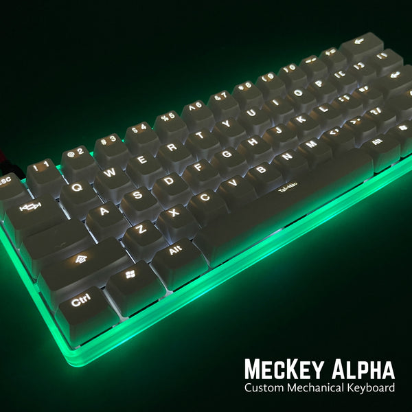 MA60 Mechanical Keyboard - Maximum Lighting, Plastic Case