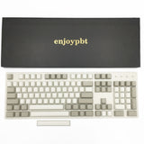 enjoypbt blank keycap set beige box set