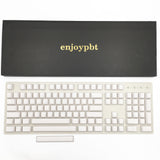 enjoypbt blank keycap set white box set